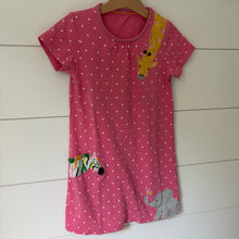 Load image into Gallery viewer, boden look-a-like animal dress 5-6 years

