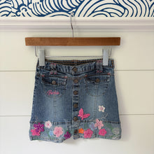 Load image into Gallery viewer, vintage barbie denim skirt 6 girls
