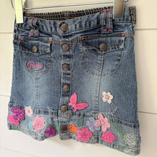 Load image into Gallery viewer, vintage barbie denim skirt 6 girls
