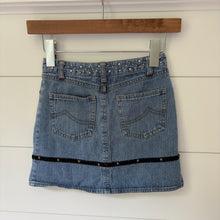 Load image into Gallery viewer, vintage y2k mary-kate &amp; ashley denim skirt 7 girls
