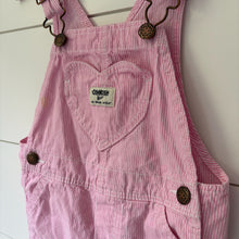 Load image into Gallery viewer, oshkosh heart overalls, 3T
