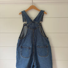 Load image into Gallery viewer, vintage winnie the pooh denim overalls - 12 girls
