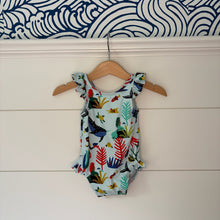 Load image into Gallery viewer, Hanna Andersson Marine Animal Girl's One-Piece Swimsuit - 3-6 mos
