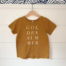Load image into Gallery viewer, Rylee &amp; Cru Mustard Golden Summer T-Shirt - Size 4-5 Years

