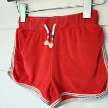 Load image into Gallery viewer, Mini Boden Girls Terrycloth Rainbow-Trimmed Shorts - Size 9 Years
