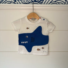 Load image into Gallery viewer, Paul Smith Baby Shark Applique Tee - 6 Mos
