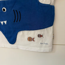 Load image into Gallery viewer, Paul Smith Baby Shark Applique Tee - 6 Mos
