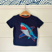 Load image into Gallery viewer, Mini Boden Boys Shark Applique Tee - 2-3 Years

