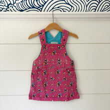 Load image into Gallery viewer, JoJo Maman Bebe Girls Toucan Overall Dress - Size 18-24 Months
