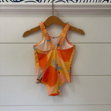 Load image into Gallery viewer, Zara Girls One-Piece Orange Swimsuit - Size 1 Year
