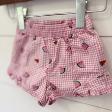 Load image into Gallery viewer, Baby Gap Girls Gingham Watermelon Shorts - Size 12-18 Months
