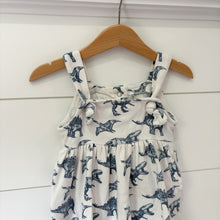 Load image into Gallery viewer, Kate Quinn Girls Organic Cotton Dinosaur Dress - Size 12-18 Months
