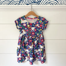 Load image into Gallery viewer, Mini Boden Unicorn &amp; Rainbows Dress - Size 4-5 Years
