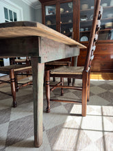 Load image into Gallery viewer, Rustic Antique Pine Tavern-Style Table
