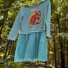 Load image into Gallery viewer, Mini Boden Sequin Squirrel Dress - Size 7-8 Years
