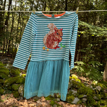 Load image into Gallery viewer, Mini Boden Sequin Squirrel Dress - Size 7-8 Years
