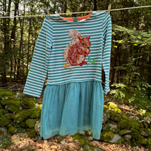 Load image into Gallery viewer, Mini Boden Sequin Squirrel Dress - Size 7-8 Years
