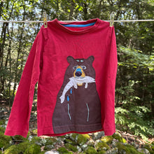 Load image into Gallery viewer, Mini Boden Long-Sleeve Bear T-Shirt - Size 2-3 Years
