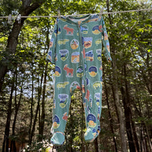 Load image into Gallery viewer, Angel Dear Bamboo National Park Footed Pajamas - Size 3-6 Months
