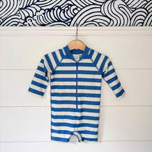 Load image into Gallery viewer, Hanna Andersson Baby Rashguard One-Piece Swimsuit - Size 6-12 Months
